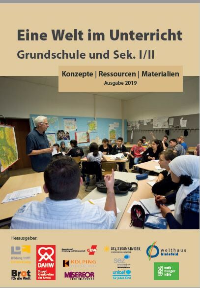 Cover der Broschüre Eine Welt im Unterricht
