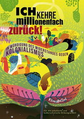 Cover des Buches. Eine Pflanze wächst aus dem Boden, Ihre Blütet bildet aber eine gelbe Schlange, die sich von oben herunterschlängelt. In ihren Windungen sind vereinfachte demonstrierende Menschen dargestellt.