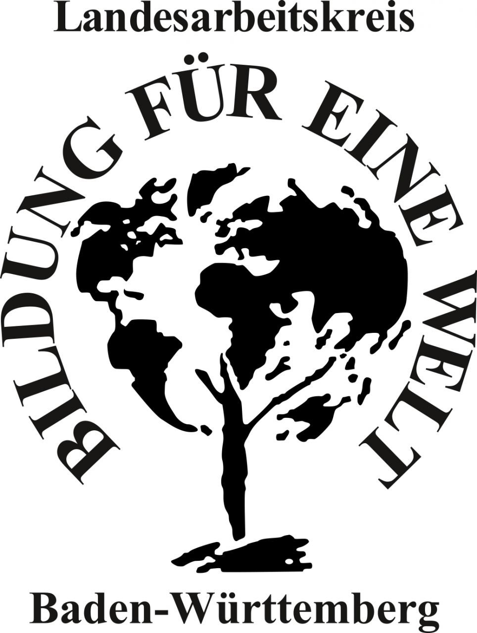Logo Landesarbeitskreis Bildung für Eine Welt Baden-Württemberg